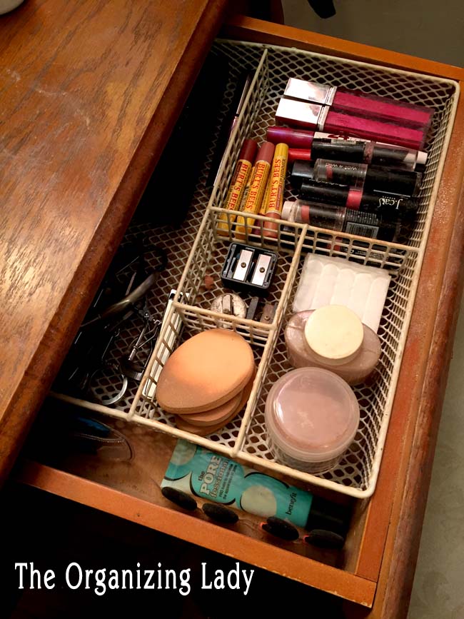 makeup drawer organizer