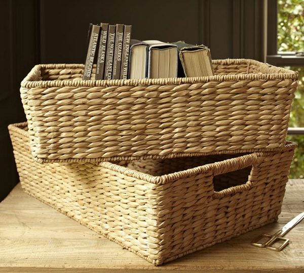 Living-room-storage-basket