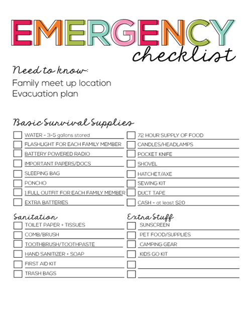 emergency-checklist-thirtyhandmadedays