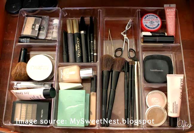 makeup acrylic drawer organizer