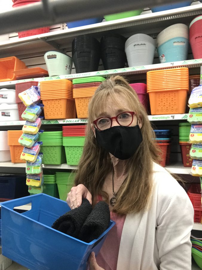 Cyndi Seidler at dollar store